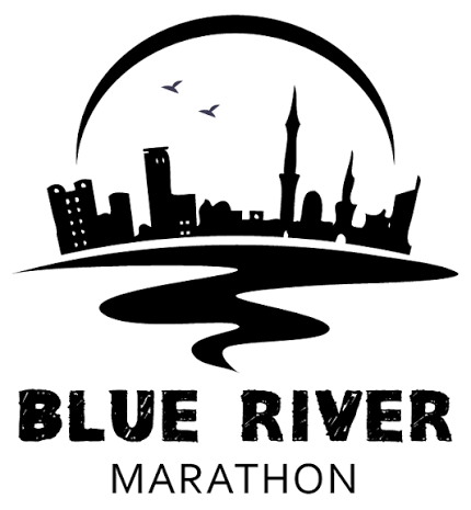 Blue River Half Marathon Tokyo race mark
