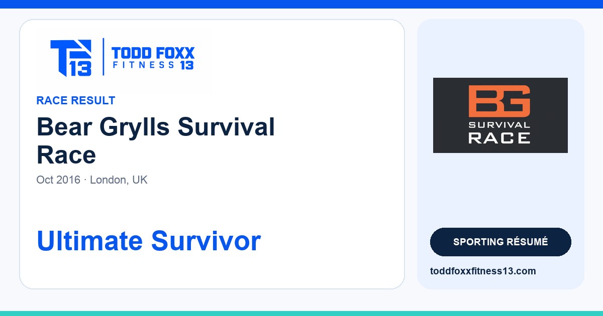 Branded Bear Grylls Survival Race social share card