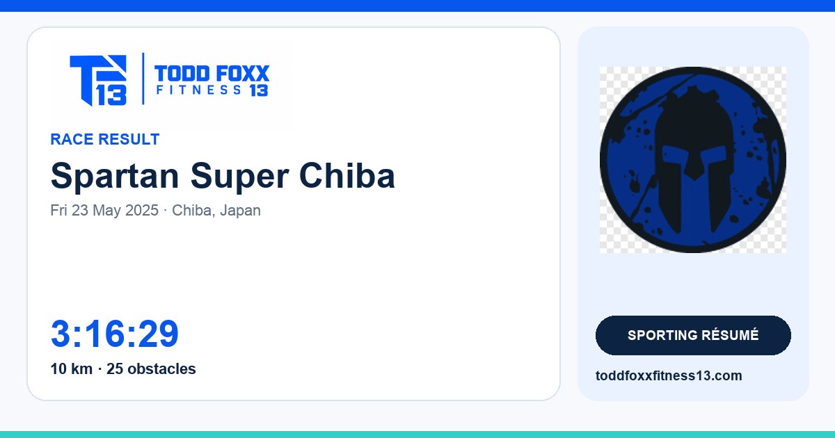 Branded Spartan Super Chiba social share card