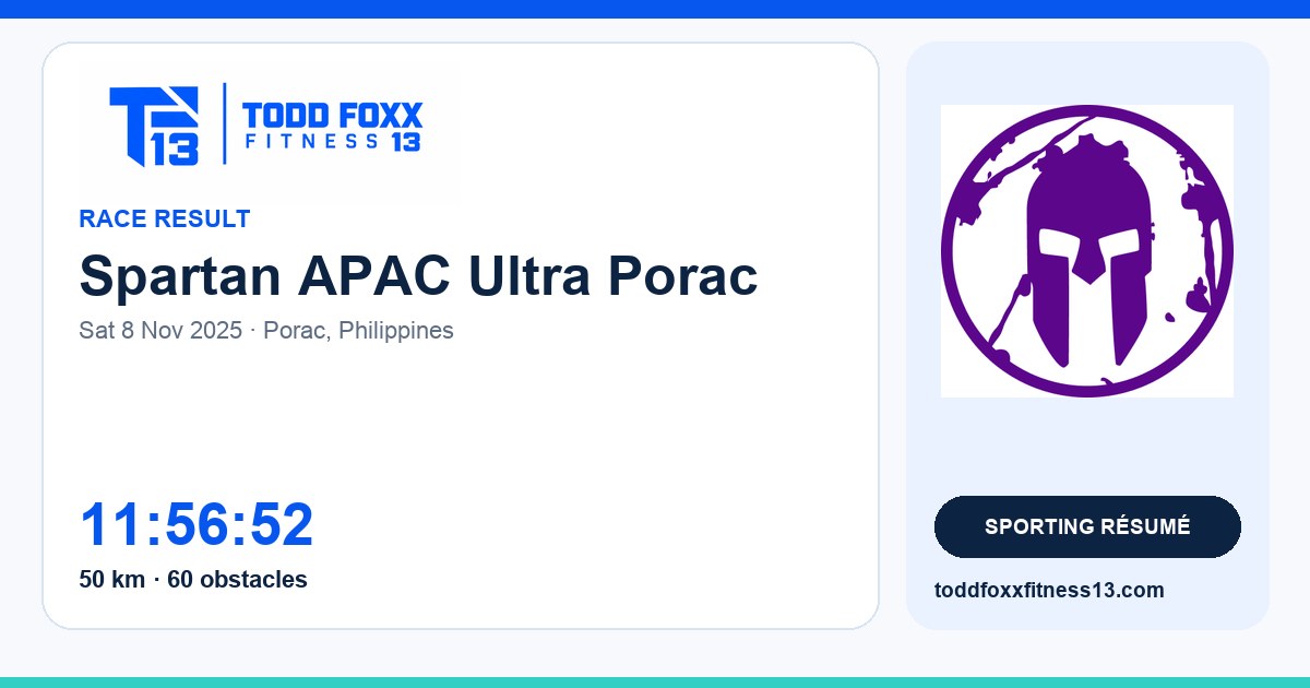 Branded Spartan APAC Ultra Porac social share card