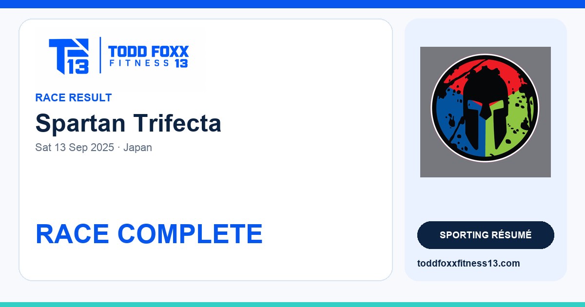 Branded Spartan Trifecta social share card